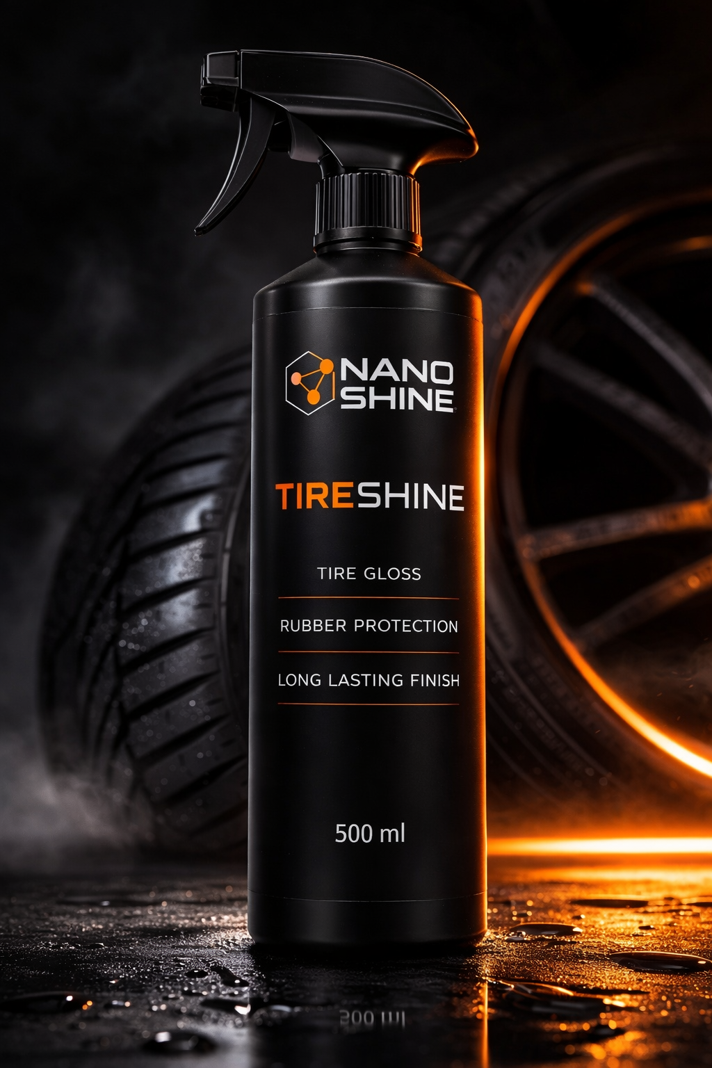 TIRESHINE – Profesyonel Lastik Parlatıcı (500ml)